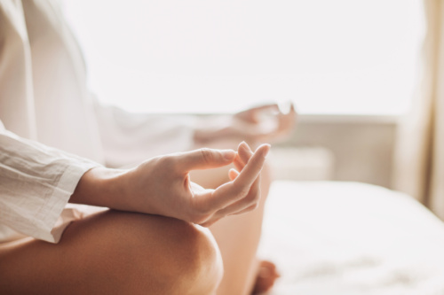 Yoga woman meditating