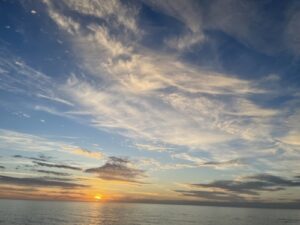 Photo of sunrise on the beach